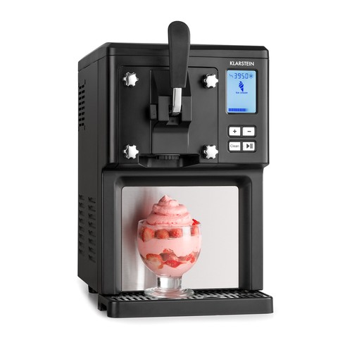 Ice cream maker with - ice,
